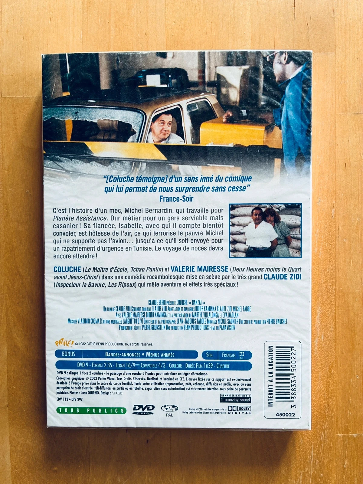 DVD Banzà Coluche. – photo 2
